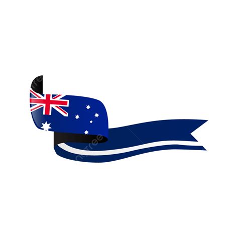 Wavy Ribbon Vector Design Images Wavy Australia Flag Ribbons Banner