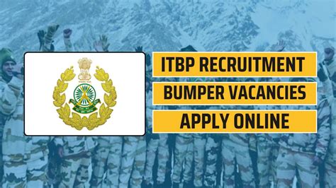 ITBP Head Constable Recruitment 2024 Check Group C Notification And