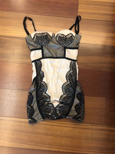 Sexy Lace Nude Dress Women S Fashion Muslimah Fashion Dresses On Carousell