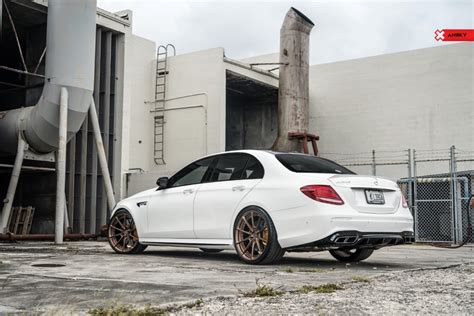 Mercedes Benz E Amg W White Anrky An Wheel Front