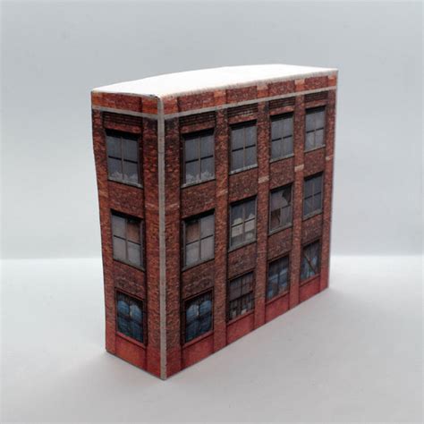 Low Relief OO Gauge Industrial Building - Scale Model Buildings