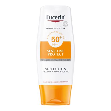 Protector Solar Textura Muy Ligera Para Piel Sensible Fps Eucerin