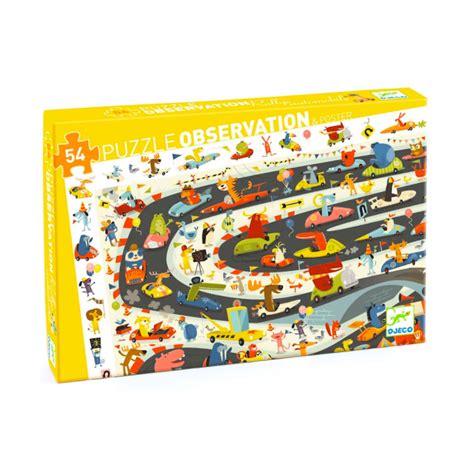 Observation Puzzle 100 Pieces Rally Djeco