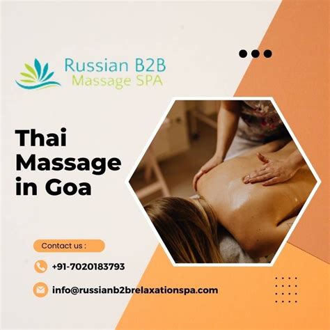 Thai Massage In Goa Baga Beach The Calangute Body To Body Massage