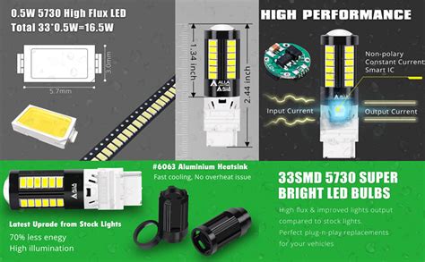 Amazon Alla Lighting Wty W Led Bulbs Super Bright Rear Turn