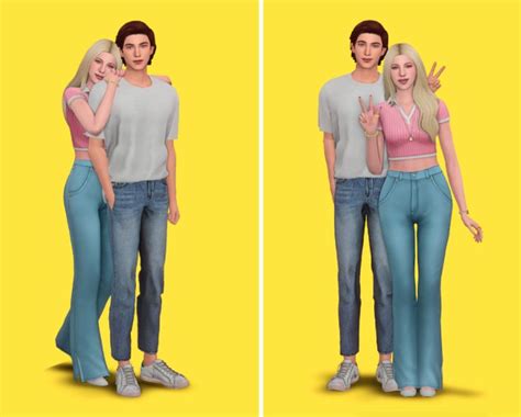 [hongzo] Couple Pose 3 The Sims 4 Download Simsdomination Sims 4 Couple Posing The Sims