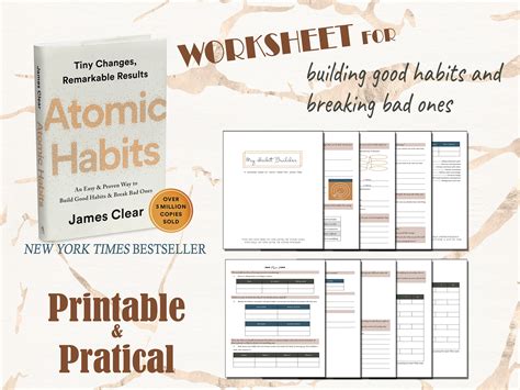 Free Atomic Habits Cheat Sheet Worksheets And Scorecard Worksheets Library