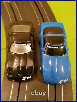 Car Track Set Tyco Ho Scale Slot Car In Race Track Set Complete