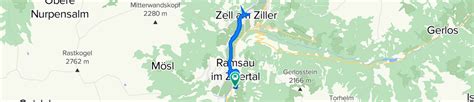 Radtour Von Ramsau Nach Zell Am Ziller Un Cycling Route Bikemap