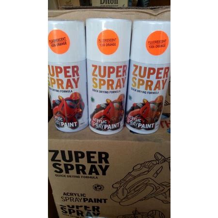 Jual Pilok Pilox Zuper Stabilo Orange Cc Zuper Spray