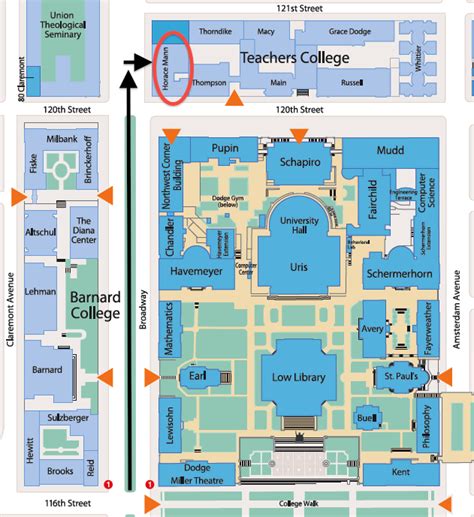 Columbia College Campus Map