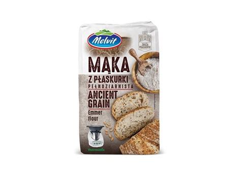 MĄKA PŁASKURKA PEŁNOZIARNISTA 1KG MELVIT Melvit Sklep EMPIK