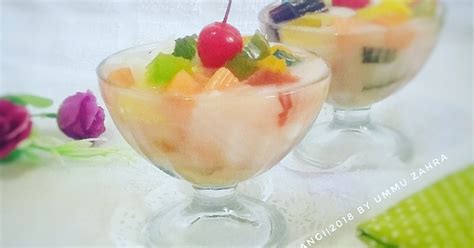 Resep Es Buah Jelly Pelangi Bikinramadanberkesan Oleh Indri Ummu Zahra