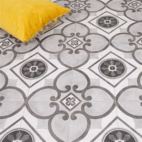 Achilles 592 Atlas Tile Vinyl Flooring Lino Online Carpets