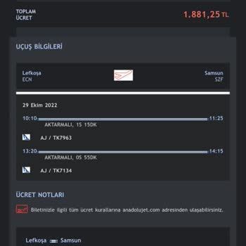 AJet Anadolu Jet E Bilet Fatura ve Hakkında Şikayetleri Şikayetvar