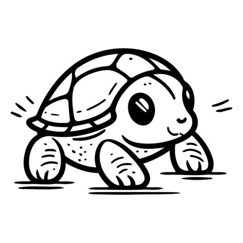 Premium Vector Cartoon Turtle Vector Illustration Cute And Funny