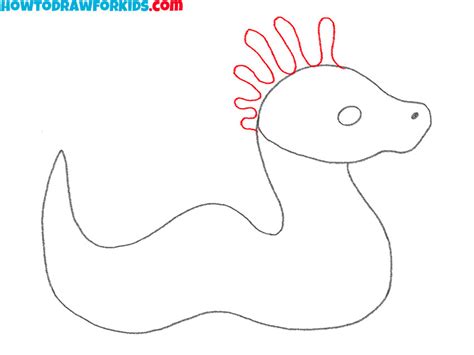 How to Draw a Sea Serpent - Easy Drawing Tutorial For Kids