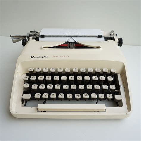 Remington Ten Forty Typewriter S My Cup Of Retro Typewriters