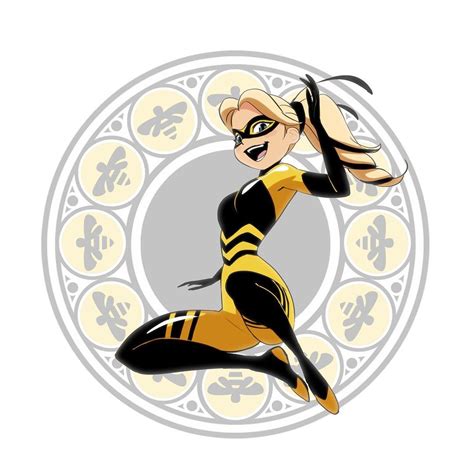 Beautiful concept art of Queen Bee from Miraculous Ladybug - YouLoveIt.com