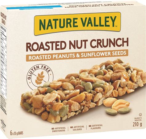 Nature Valley Gluten Free Roasted Nut Crunch Bar 6 Count 210 Gram