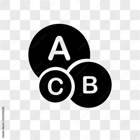 Abc Vector Icon Isolated On Transparent Background Abc Logo Design