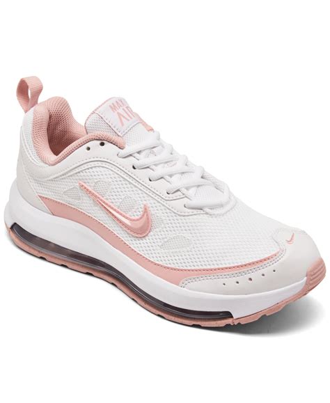 Nike Womens Air Max Ap Casual Sneakers From Finish Line In Whitepink