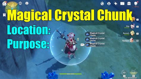 Magical Crystal Chunk Location And Purpose Genshin Impact V11 2020