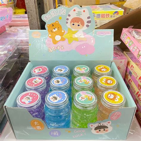 Mua Slime charm sao giấy màu trong 9 màu cực đẹp Đồ chơi hũ slam chất