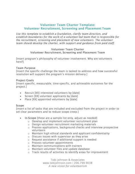 Useful Team Charter Templates Examples Templatelab