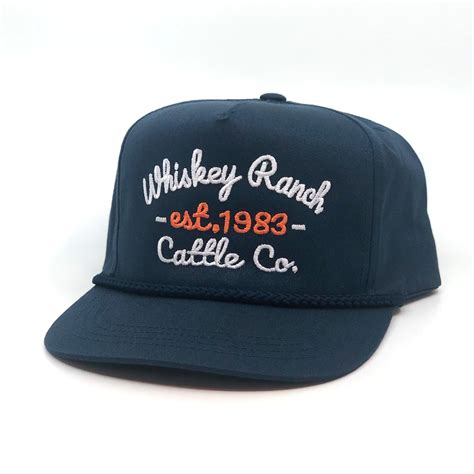 Whiskey Bent Hat Co The Mccrae Rope Snapback Hat Ezn Storage