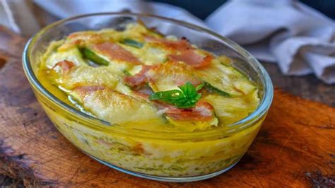 Gratin De Courgettes Au Jambon Et La Mozzarella Recette Facile