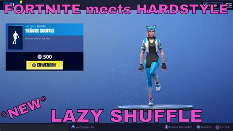 Fortnite Neuer Tanz Tr Ger Shuffle Emote Lazy Shuffle Fortnite