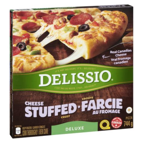 Delissio Cheese Stuffed Crust Pizza Deluxe