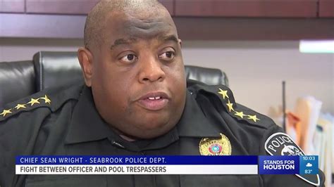 Fight Between Seabrook Police Officer And Pool Trespassers Caught On Video Youtube