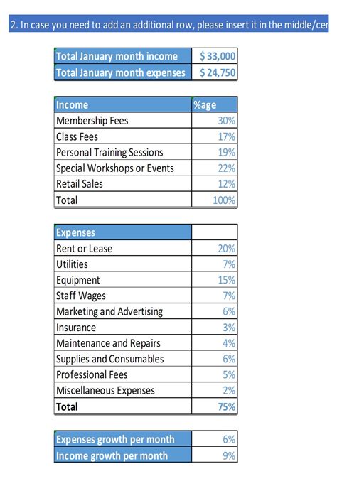 Excel Income Expense Template