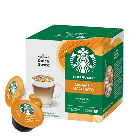 Starbucks Caramel Macchiato 12 Cápsulas para Dolce Gusto por 5 19