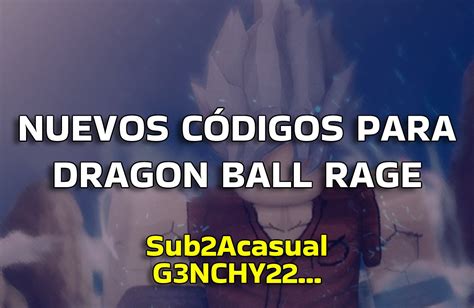 Todos Los C Digos De Dragon Ball Rage