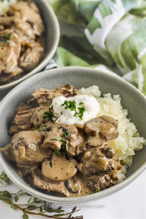 Beef Stroganoff Recipe Savory And Delish The Shortcut Kitchen