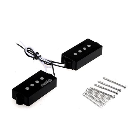 Value Wilkinson Variable Gauss Ceramic Traditional Precision Bass Humbuckers Pickups Set For Pb