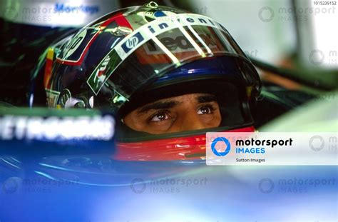 Second Placed Finisher Juan Pablo Montoya COL Sits In The Cockpit Of