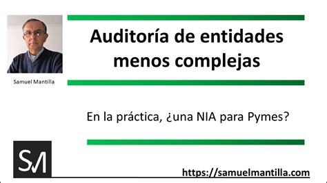 Samantilla Auditor A De Entidades Menos Complejas