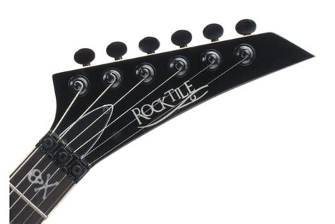 Rocktile Pro JK150 BSK E Gitarre Skull Set mit Zubehör