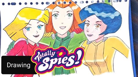 Drawing Totally Spies Speed Colouring By Wendel Krolis Youtube