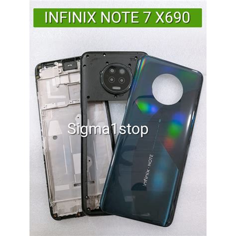 Jual Infinix Note X Housing Cover Case Back Door Frame Lcd Middle