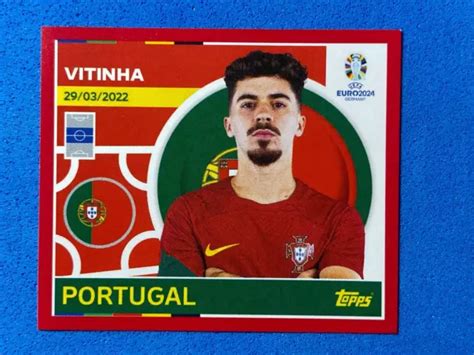 TOPPS EURO 2024 Swiss Edition Red Border POR16 Vitinha Portugal EUR