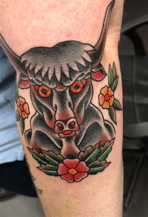 Aggregate More Than Traditional Bull Tattoo Latest In Cdgdbentre