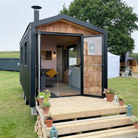 Shepherds Hut Glamping Pod Black Cladding Inspo Cladco In 2024