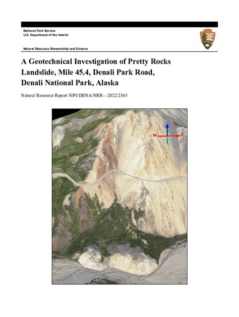 Fillable Online Irma Nps A Geotechnical Investigation Of Pretty Rocks