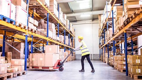 Fulfillment Logistik Professionelles Warenlager Verpackung Und Versand