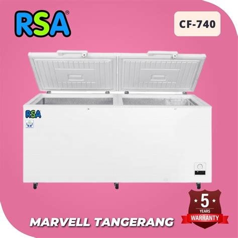 Jual Chest Freezer Rsa Cf Freezer Box Liter Original Shopee